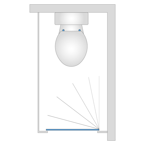 Nursery 'Wave' Corner Sited - 1 Cubicle Pack